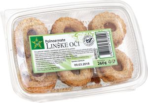 Keksi Tuš, polnoz.Linške oči, mar.nad.,260g