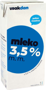 Mleko Vsakdan 3.5 % m.m. 1 L