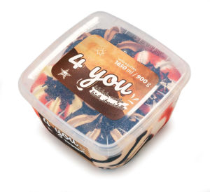 Sladoled Tuš Čokolada Vanilija Stracciatella Lešnik 1,65 L