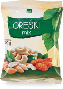 Oreščki Mix Tuš 200g