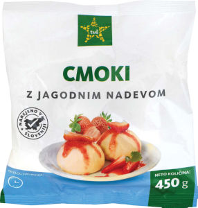 Cmoki Tuš z jagodnim nadevom, 450g