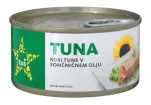 Kosi Tune v Sončničnem Olju Tuš 185 g 