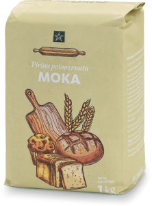 Polnozrnata Pirina Moka Tuš 1 kg 