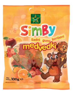 Bonboni Tuš Medvedki sadni, 100g