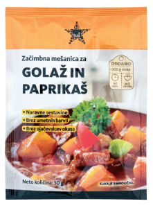 Mešanica Začimb Tuš za Golaž in Paprikaš 50 g 