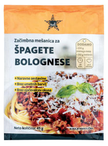 Mešanica Začimb Tuš za Špagete Bolognese 45 g 
