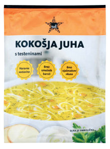 Juha Tuš kokošja z testeninami, 60g