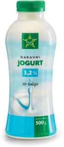 Jogurt Tuš naravni, 3,2 % m.m., 500 g
