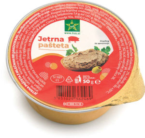 Pašteta Tuš jetrna, 50g