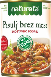 pasulj brez mesa