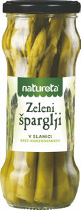 zeleni šparglji v slanici