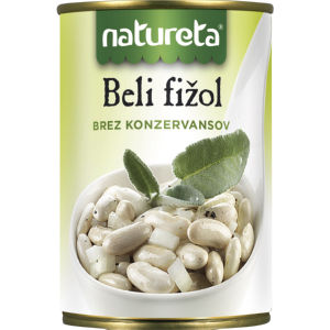 beli fižol, natureta, 415g