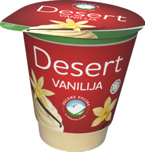 Desertni Jogurt z Vanilijo Zelene Doline 150 g