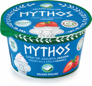 Grški Tip Jogurta Mythos Jagoda 8.2 % m.m. 150 g 
