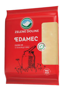 sir edamec, brez laktoze, zelene doline, pakirano, 550 g