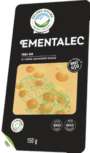 Sir Ementalec Zelene Doline, trdi, rezine, izbrana kakovost, 150 g