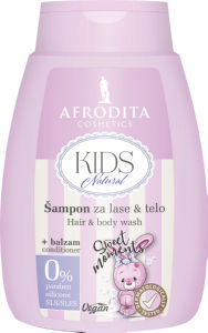 šampon za lase in telo z balzamom sweet moments kids natural