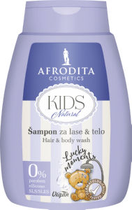 šampon za lase in telo kids natural