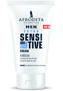 univerzalna krema sensitive, afrodita men, 125ml