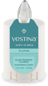 elektronski vložek pluton, vestina, 120 dni
