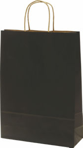 Vrečka darilna, Ecob Classic, Simple J, črna, 31 x 42 x 11 cm
