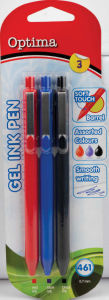 Kemični svinčnik Gel soft t.461, Basic, 3/1
