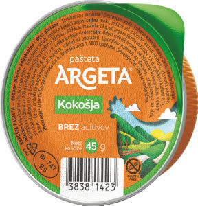 kokošja pašteta, argeta, 45 g