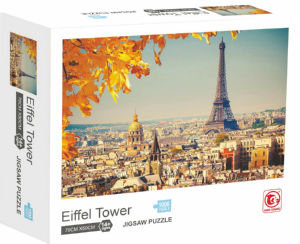 Puzzle Jinsaw Puzzle, Eifel Tower, 1000 delne