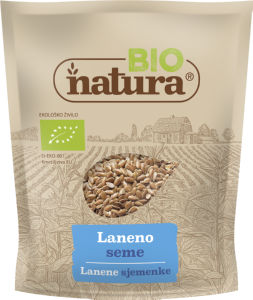 bio laneno seme, natura, 200 g