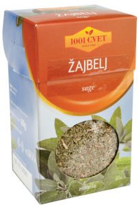 zeliščni čaj, žajbelj, 1001 cvet, 60 g