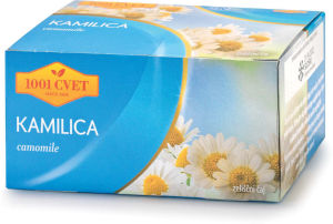 zeliščni čaj, kamilica, 1001 cvet, 40 vrečk, 40 g