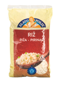 okroglozrnati brušen riž, zlato polje, 800 g