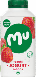 tekoči sadni jogurt, jagoda, 1,3 % m.m., mu, 500 g