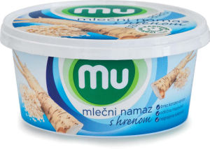 mlečni namaz s hrenom mu