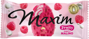 sladoled na palčki malina maxim premium, ljubljanske mlekarne, 100 ml