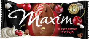 Sladoled Maxim, mascarpone z višnjo, 100 ml