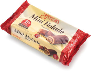 mini rolade čokolada