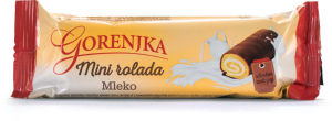 Rolada Gorenjka, mini, mlečna, 50g
