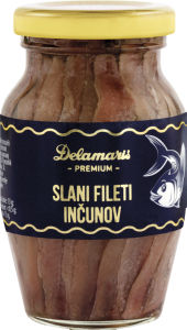 slani fileti inčunov, delamaris, 156 g