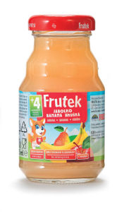 otroški sok jabolko, banana in hruška, po 4. mesecu, frutek, 125 ml