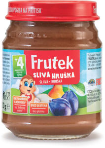 kašica sliva, frutek, 120g