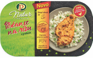Piscanec na rižu Natur premium, z grahom, IK, 500 g