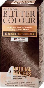 barva za lase butter color, 660 čokoladno rjava, subrina