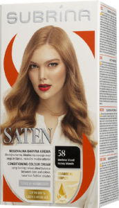 barva za lase, 58 medeno blond, subrina saten