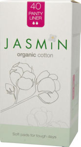 Vložki higienski Jasmin, Panty liner, organski bombažni, 40/1