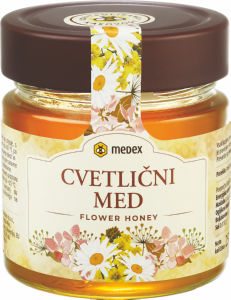 točeni cvetlični med, medex, 250 g