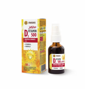 pršilo vitamin d3 junior, medex, 30ml