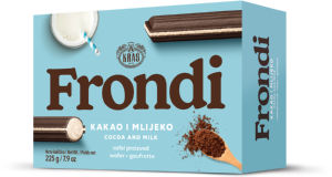 vaflji kakav in mlečna krema maxi frondi, mira, 250g