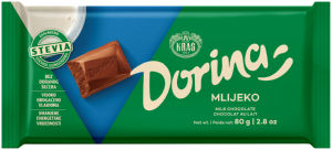 mlečna čokolada dorina s stevijo