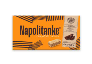 napolitanke s čokoladno kremo, kraš, 420 g